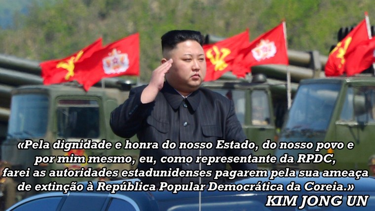 North Korea's leader Kim Jong Un watches a military drill marking the 85th anniversary of the establishment of the Korean People's Army